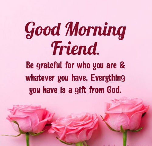 spiritual good morning message for friend