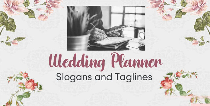 wedding planner slogans