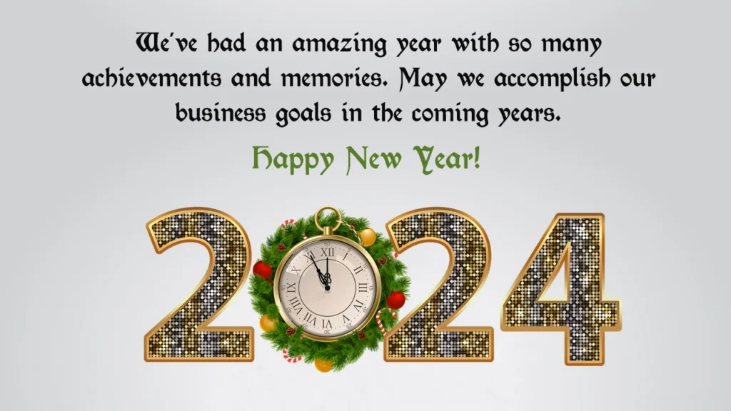 2024 New Year Wishes for Business Partner