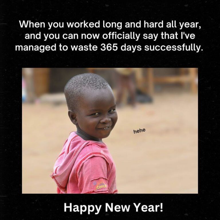 Funny Happy New Year Wishes in Meme Style 1