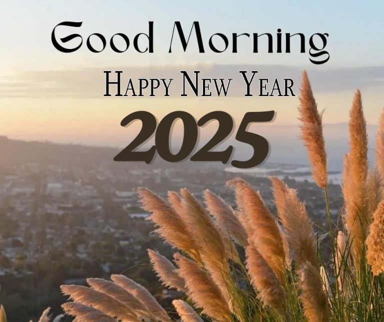 Good Morning Happy New Year 2025 Wishes Quotes And Images Good Morning Happy New Year 2025 Images 1 768x644