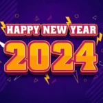 Happy New Year 2024 Text Effect golden 6