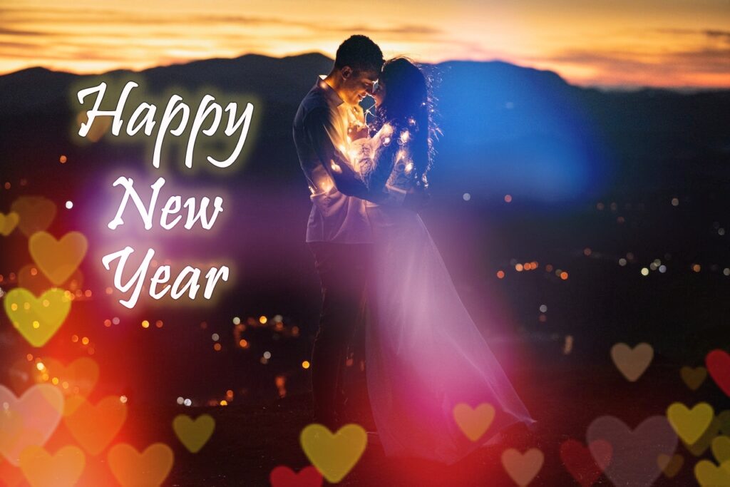Romantic New Year Wishes for Lover 2024 SMS Greeting Messages