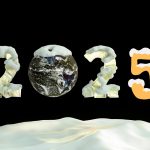 Snow covered Earth 2025 New Year 4K UHD Wallpaper
