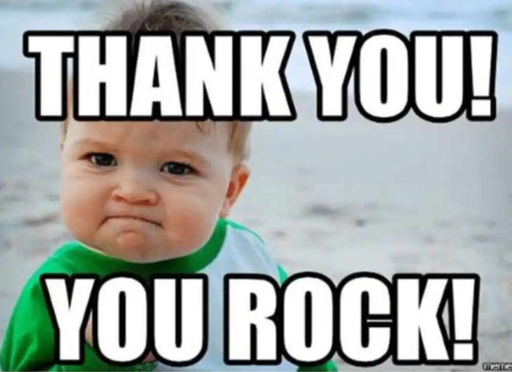 funniest thank you memes to show your appreciation to friends