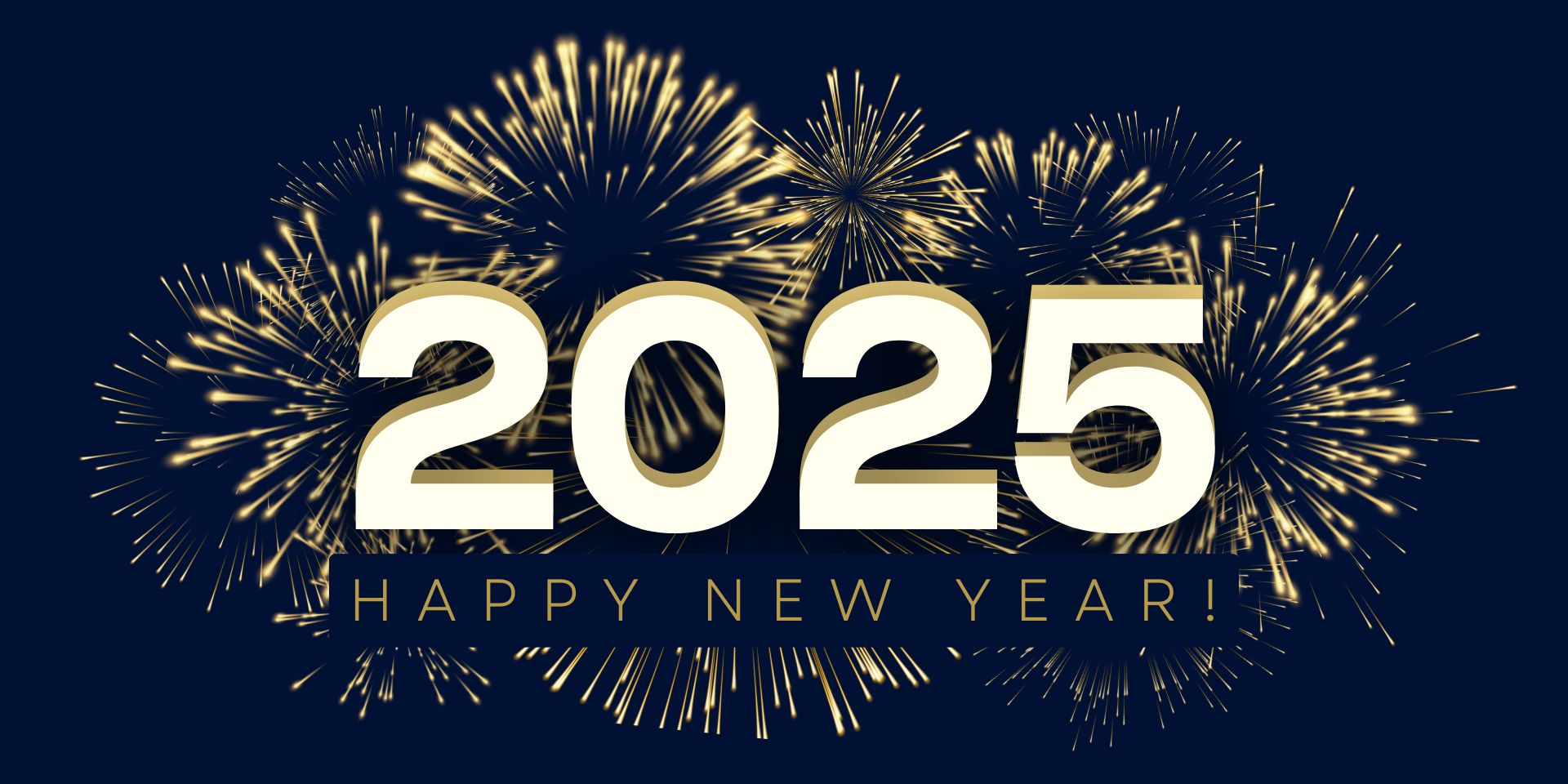 happy new year 2025 with text effect illustration of the background for new year s wishes on a dark background vector