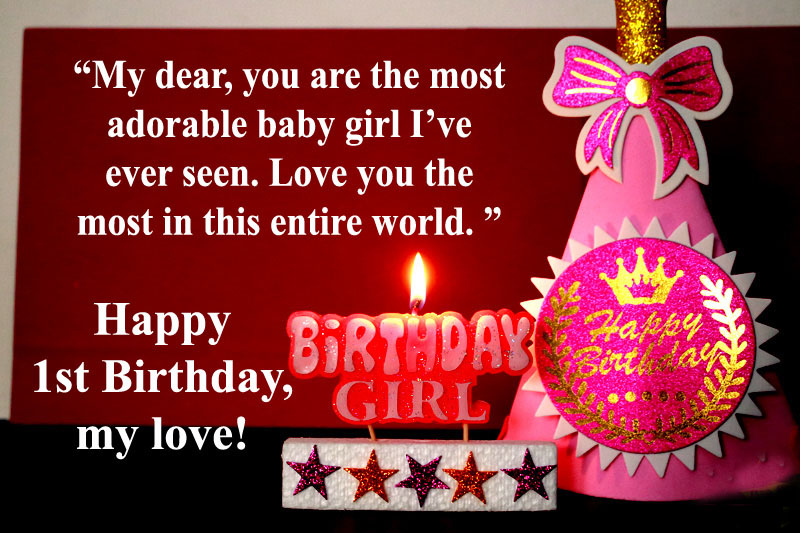 quotes for my baby girl 1st birthday