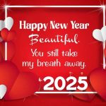 romantic new year 2025 wishes for her