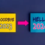 Goodbye 2023 Hello 2024 tab
