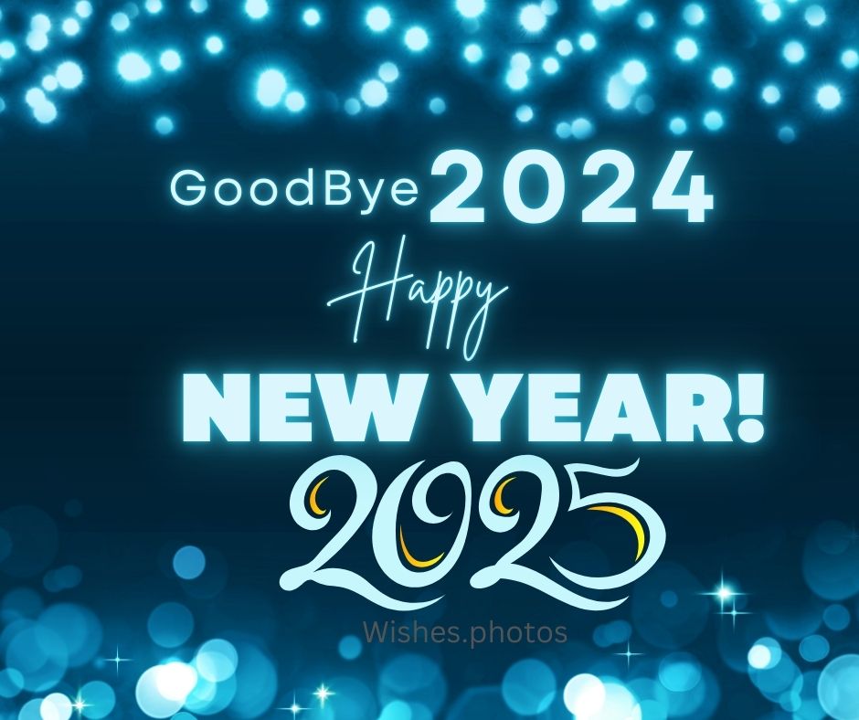 Goodbye 2024, Happy New Year 2025 for Merry Christmas