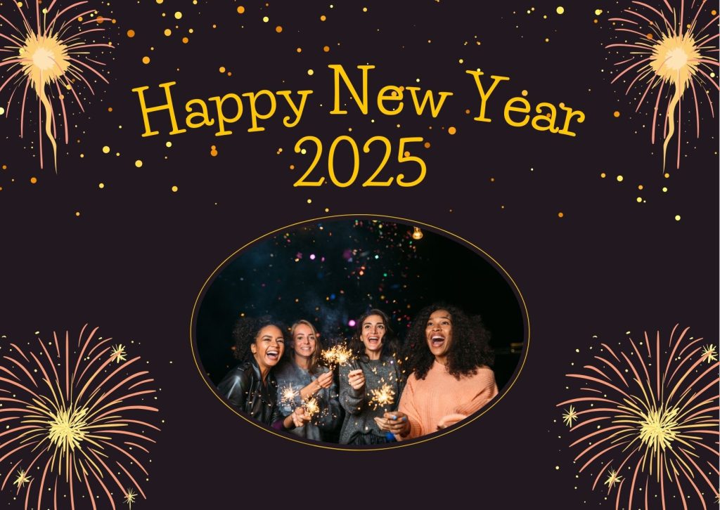 Happy New Year 2025 Love Wallpaper