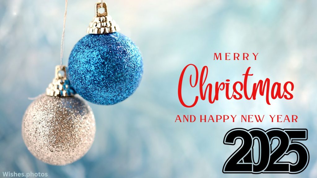 Happy New Year 2025 Merry Christmas_