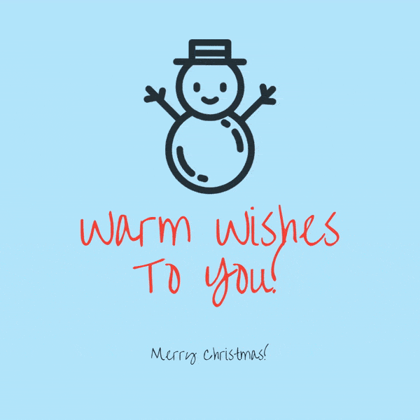 Warm Christmas Wishes Gif animated image