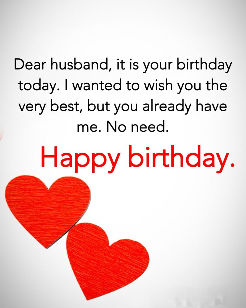 Birthday Wishes For Your Husband Romantic Funny Poems