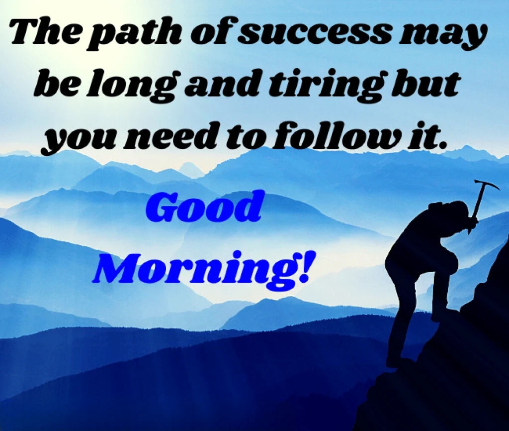 Good Morning Quotes on Success