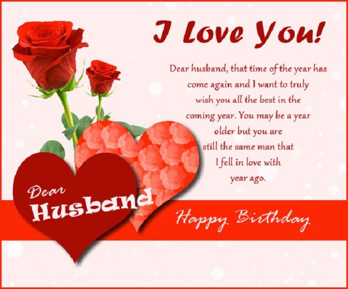 I Love you Dear husband that time of the year has