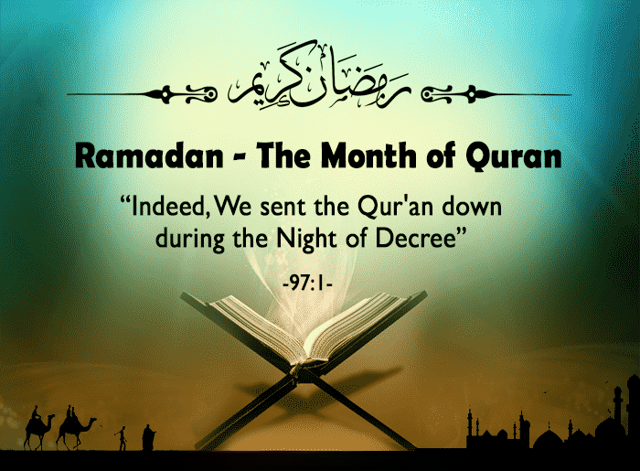 Indeed We sent the Quran down during the Night of Decree