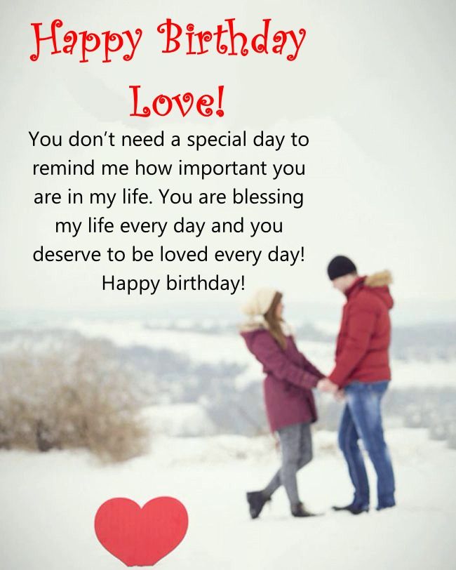 Sweet Birthday Wishes For Girlfriend