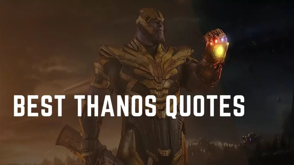 Thanos Quotes