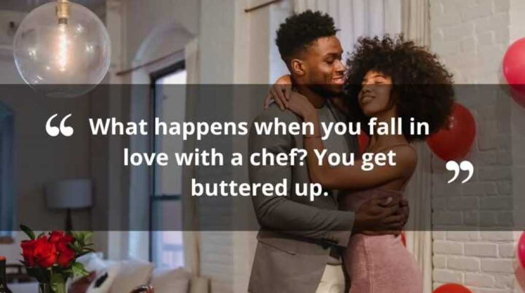 What happens when you fall in love with a chef You get buttered up