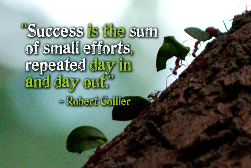inspirational quote about success robert collier
