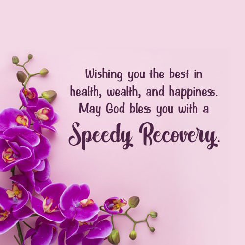 speedy recovery wishes