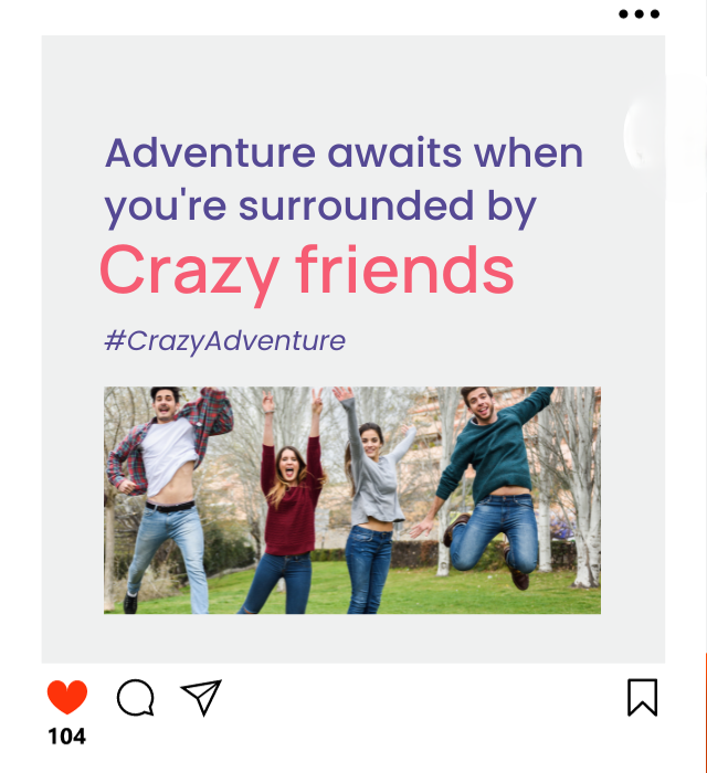 Crazy Friends Captions