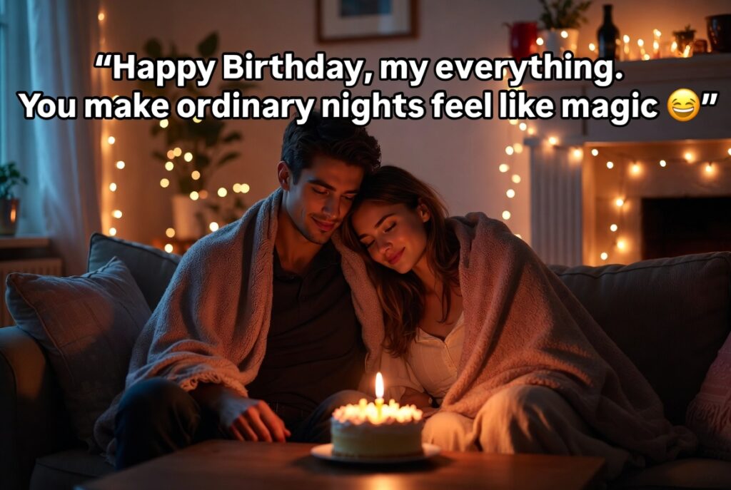 Happy Birthday, my everything. You make ordinary nights feel like magic 🕯️💕