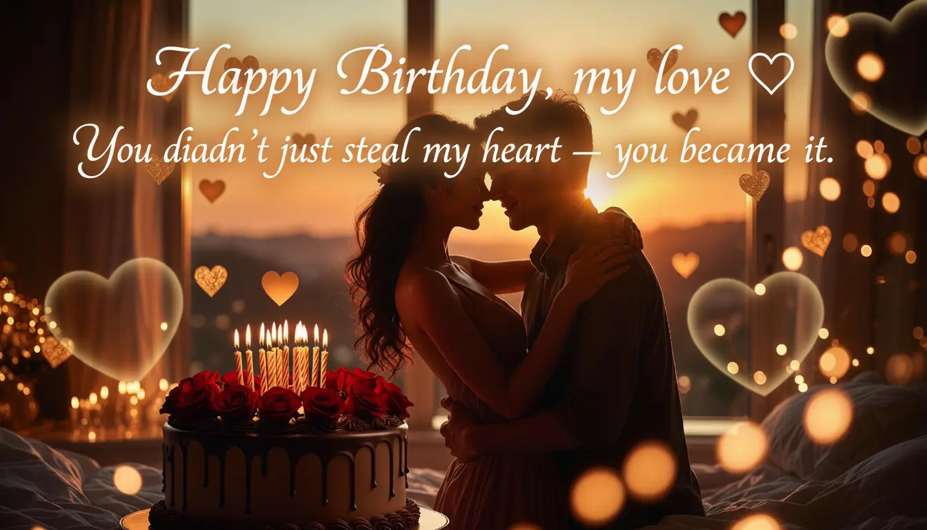 Happy Birthday, my love 💕 You didn’t just steal my heart — you became it.