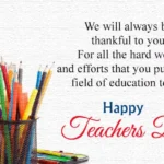 Happy Teachers Day Thank You Image