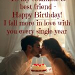 To my soulmate & best friend – Happy Birthday! I fall more in love with you every single year