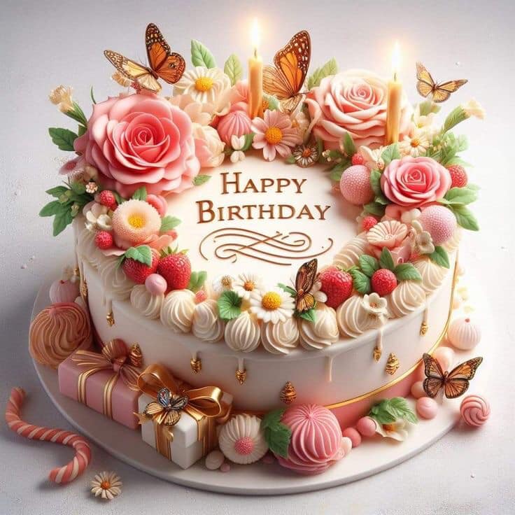 Happy Birthday Lovely Cake Images 10