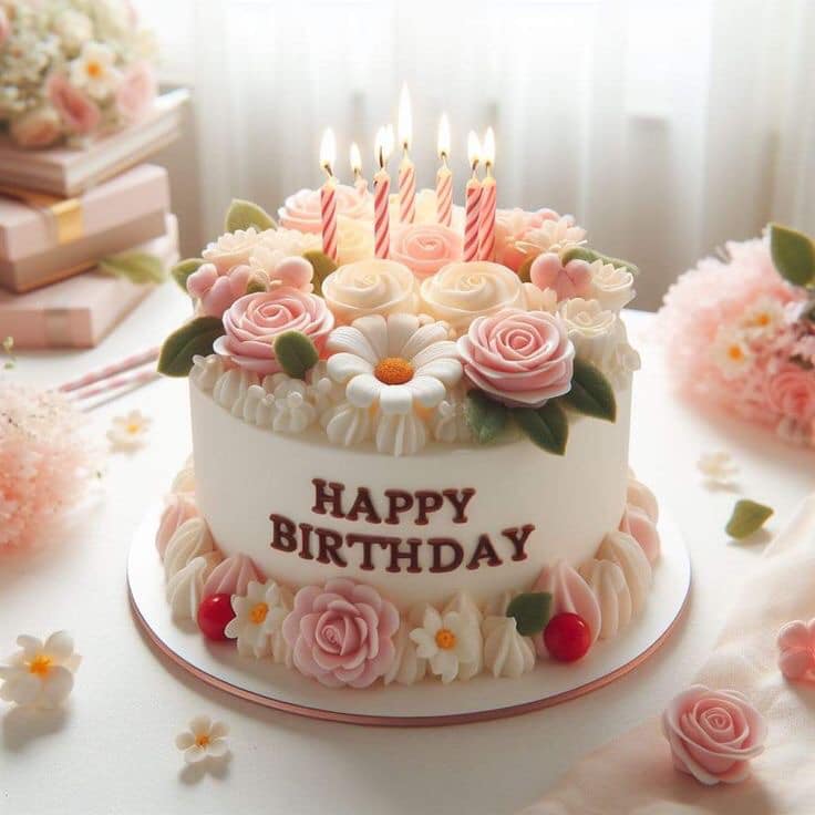 Happy Birthday Lovely Cake Images 3