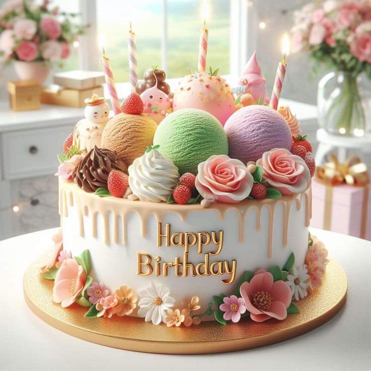 Happy Birthday Lovely Cake Images 5