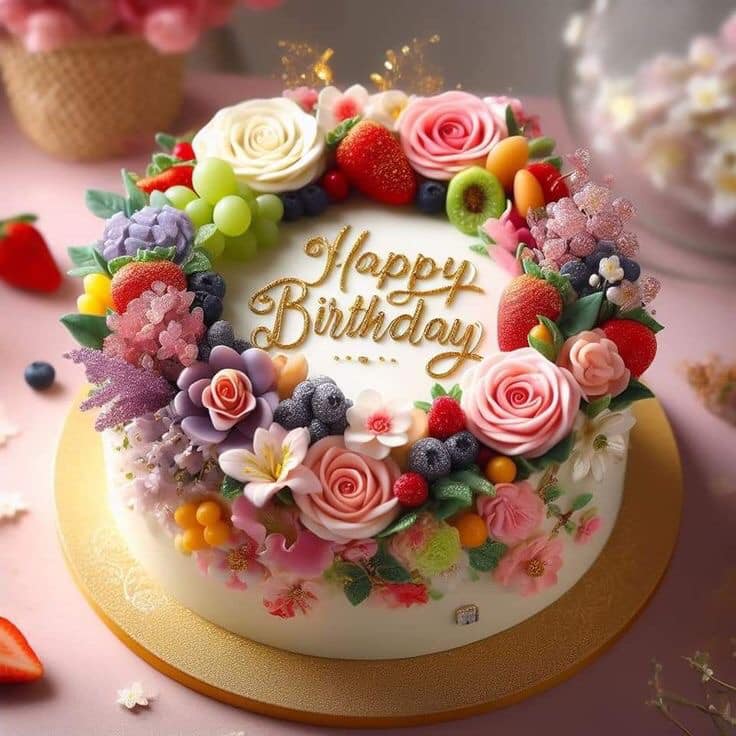 Happy Birthday Lovely Cake Images