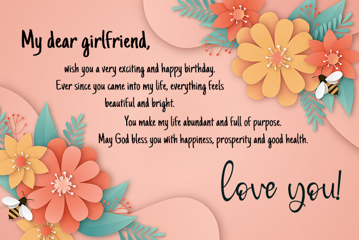 Romantic Heartfelt Birthday Paragraphs For Girlfriend