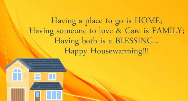 Simple and Sweet Housewarming Wishes