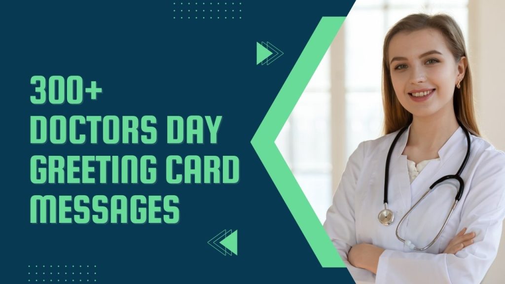 doctors day greeting card messages