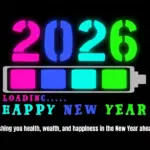2026 Loading. Happy New Year. Wishing you health wealth and happiness in the new year ahead