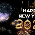 Black Minimalist Happy New Year Twitter Post