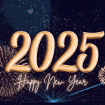 Colorful Bright and Quirky Happy New Year 2025