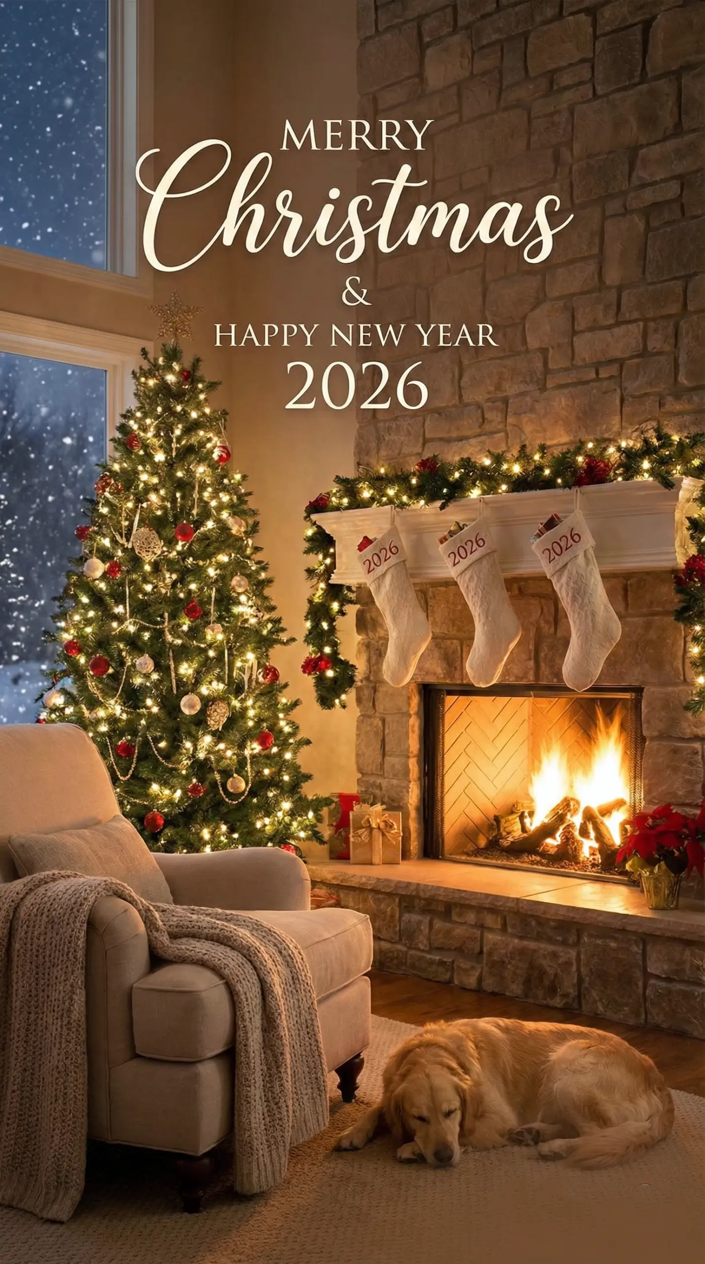 Festive Merry Christmas and Happy New Year 2026 wallpaper with golden vibe bg scaled Festive Merry Christmas and Happy New Year 2026 wallpaper with golden vibe bg