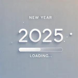 New Year 2025 loading image ai