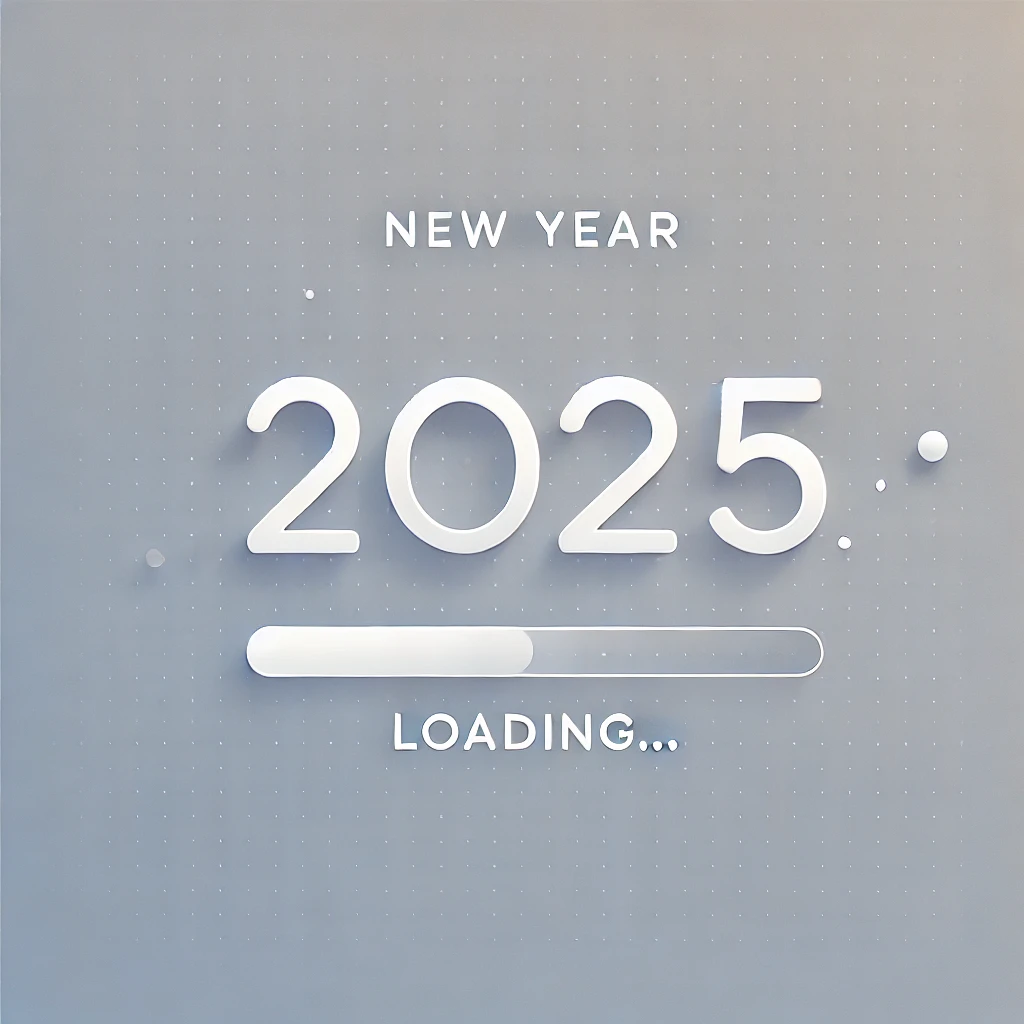 New Year 2025 loading image ai