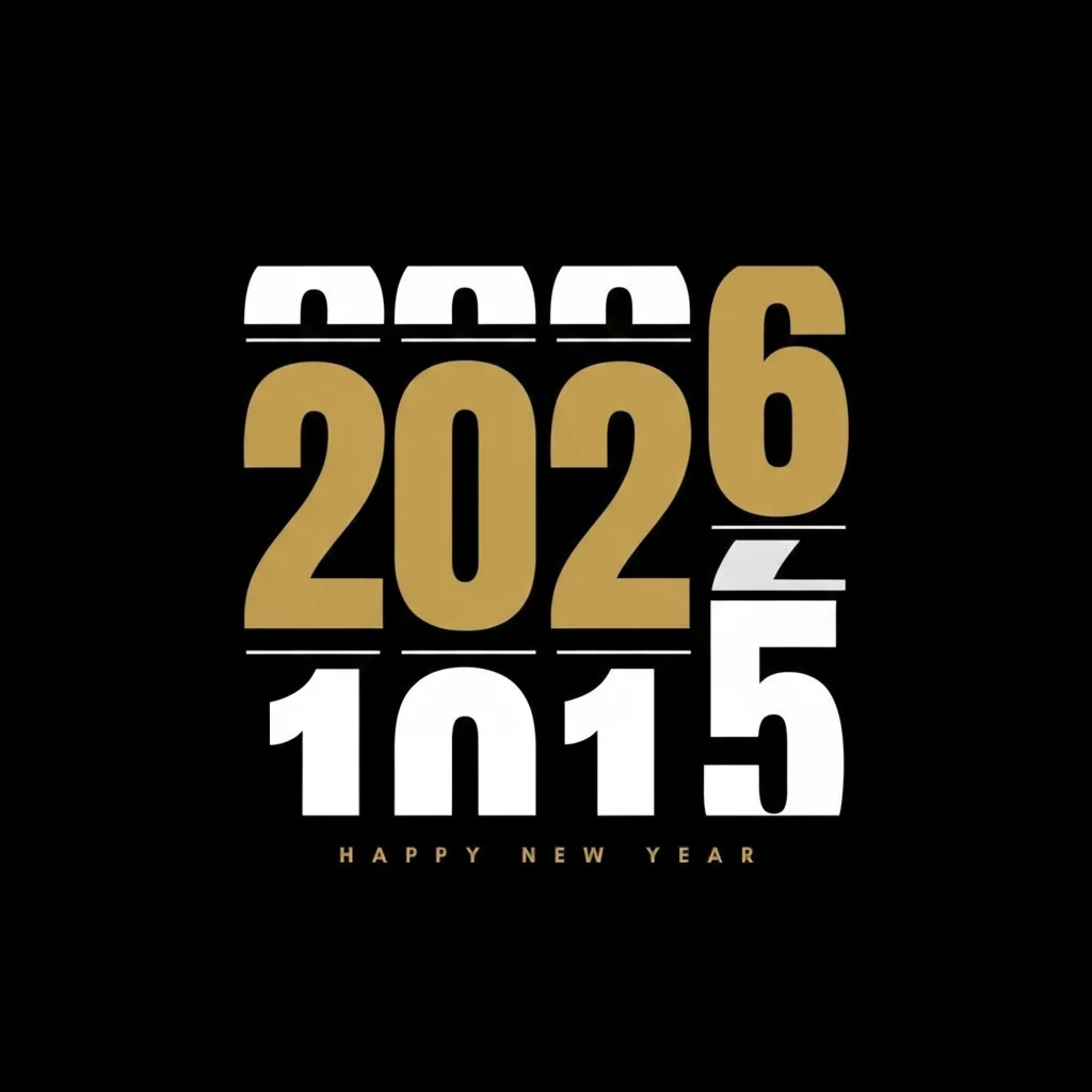 2025 changing into 2026 happy new year celebrating image for social media