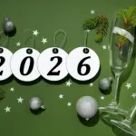 2026 New year Blue aesthetic Wallpaper 4k UHD