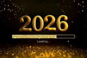 2026 is loading gold text and background image