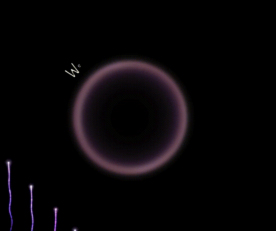 Black Blue Pink and Gold Elegant Neon Happy New Year Animated Social Media Facebook Post