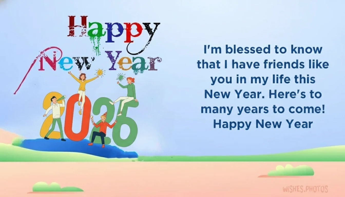 Happy New Year 2026! I'm blessed to know that I have friends like you in my life this New Year. Hares to many years to come