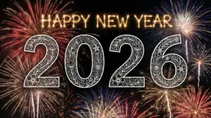 New Year 2026 4K UHD Wallpaper firework image